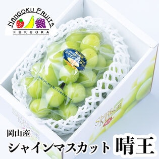【予約受付】7月下旬~順次出荷【岡山】ギフト箱　シャインマスカット 「晴王」