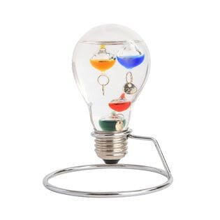 ガラスフロート電球型温度計【熨斗可】