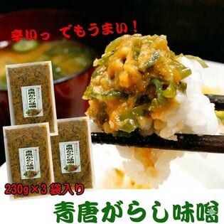 【230g×3袋】青唐がらし味噌