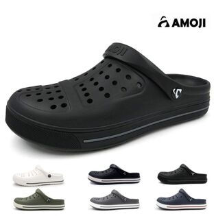 【ブラック・ブラック/28cm】男女兼用 2WAYクロッグ ファッション スポーツサン CL1820