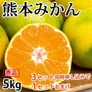 【予約受付】10/1~順次出荷【5kg】 熊本みかん 極早生 秀品
