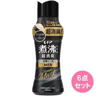 レノア 煮沸レベル超消臭 抗菌ビー MEN 清潔感あふれるムスクの香り【420ML×6点】