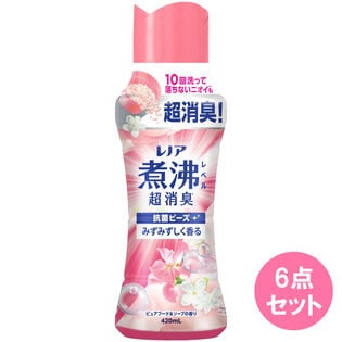 レノア 煮沸レベル超消臭 抗菌ビーズ みずみずしく香る ピュアブーケ＆ソープの香り