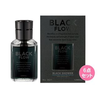 【車用芳香剤】ブラックフローリキッド【ブラックシャワー】×6個