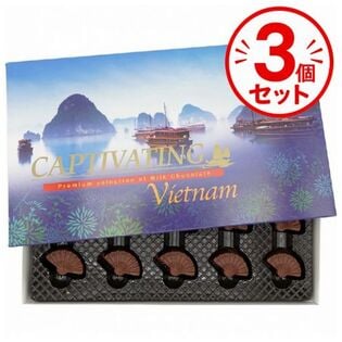 【3箱】ベトナムのお土産!!　ハロン湾扇型チョコレート