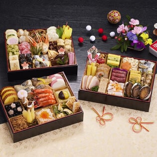 【12/30午前着】京都しょうざん和風おせち料理「華錦」三段重 『3-4人前(61種61品)』