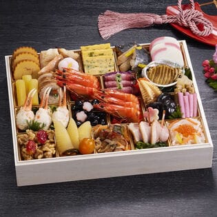 【12/30午前着】京都しょうざん和風おせち料理「玉響」一段重 『2-3人前(35種35品)』