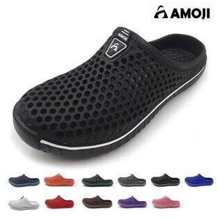 【ブラック/29.0cm】クロッグサンダル メンズ レディース 超軽量 通気性 サボ AM1702