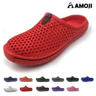 【レッド/30.0cm】クロッグサンダル メンズ レディース 超軽量 通気性 サボ AM1702