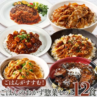 【日替わり数量限定】【6種12食】ごはんのおかず惣菜の冷凍食品バラエティセット | 簡単調理の冷凍惣菜【先行チケット利用NG】