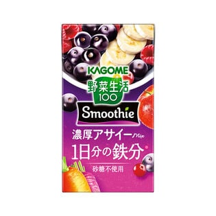 カゴメ 野菜生活100 Smoothie 濃厚アサイーmix 125ml×24本