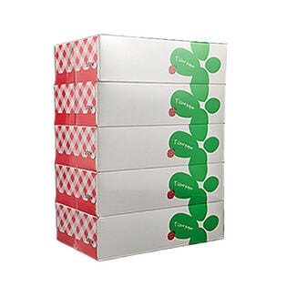 【150組 5箱×20パック：計100箱】てんとう虫 BOX ティッシュペーパー