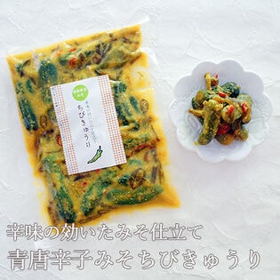 【220g×1袋】青唐辛子みそちびきゅうり