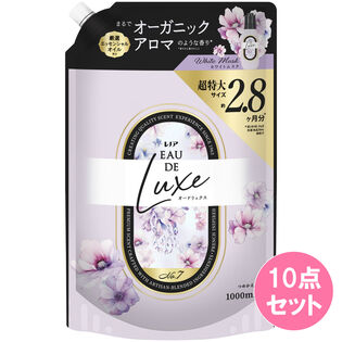 レノアオードリュクスホワイトムスクの香りつめかえ用超特大サイズ1000ML×10点セット