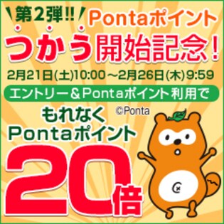 Pontaポイントつかう第2弾開始記念キャンペーン！