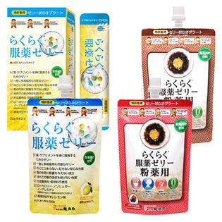 らくらく服薬ゼリーシリーズ 4種