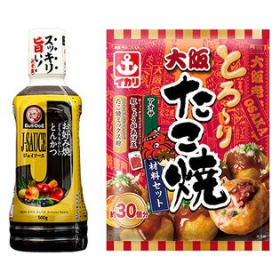 ブルドック Jソース 500g / 大阪とろ～り たこ焼材料セット