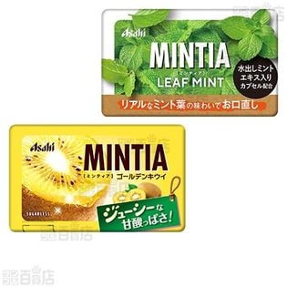 【2種計20個】ミンティア ゴールデンキウイ 7g／ミンティア リーフミント 7g [抽選サンプル]