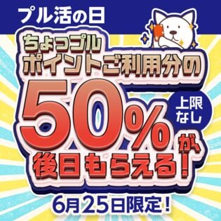 プル活 ちょっプルポイントアップ エントリーページ