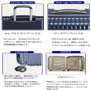 ace. エース スーツケース パリセイドZ 05584 62L 4.0kgを税込・送料込
