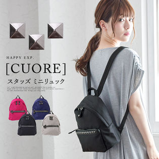 スタッズがアクセント スタッズミニリュック『CUORE』クオレを税込 