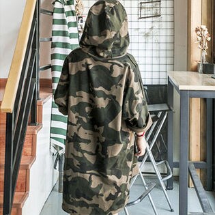 パーカー レディース プルオーバー 迷彩 長袖 切りっぱなしを税込 送料込でお試し サンプル百貨店 K City