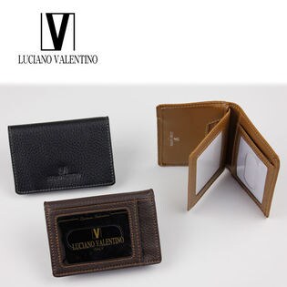ブランド LUCIANO VALENTINO【メンズ 名刺入れ カードケース】天然皮革 牛革