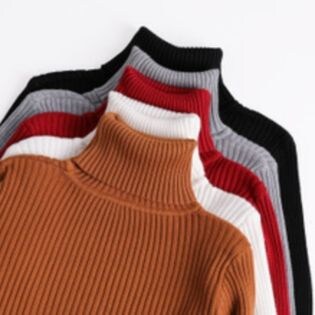 レディース タートルネック ハイネックセーター 全8色