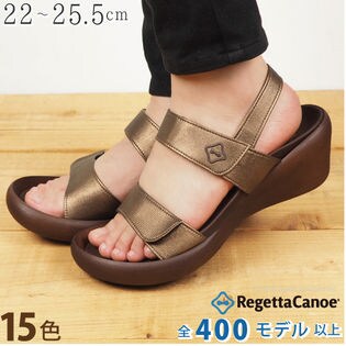 リゲッタ カヌー レディース サンダル 厚底 ウェッジソール CJLW5501 ブロンズ 銅