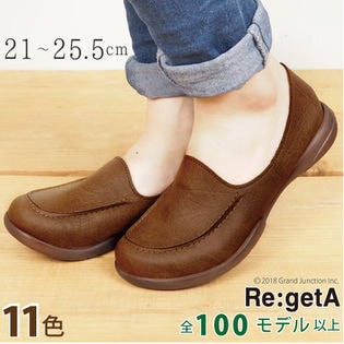 リゲッタ 靴 ドライビングローファー レディース R302 キャメル