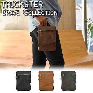 3WAYシザーケース【メンズ ブランド ウエストバッグ】ファスナーポケットを装備