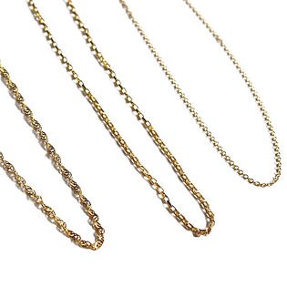 ステンレス　ゴールド　チェーン　40cm