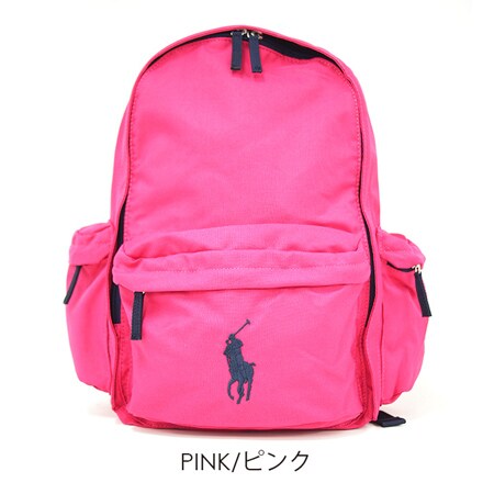【人気】 Polo Ralph Lauren ビッグポ ニー リュック ピンク ポロ ラルフローレン/ビッグポニー/バックパック/ピンクを税込・送料込