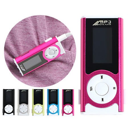 ピンク】スピーカー内臓 充電式MP3プレーヤーを税込・送料込でお試し