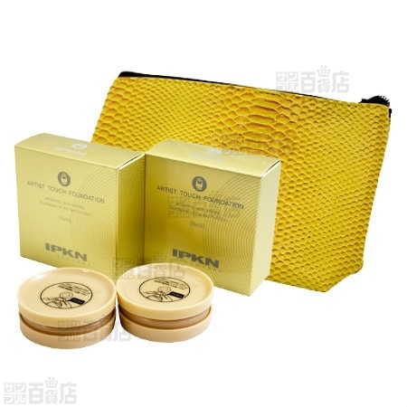 IPKN/タッチファンデーションリフィル2個+ポーチセット
