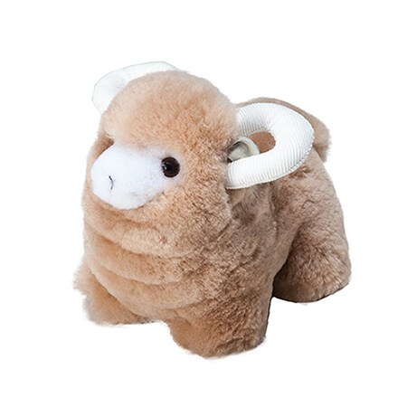 Sheep house シープハウス　ダークブラウン羊の毛　ぬいぐるみ ムートン SHEEP HOUSE ムートンぬいぐるみ / MN507-SS-BR / ブラウン / SS(15×10