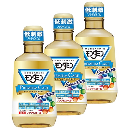 モンダミン プレミアムケアセンシティブ ノンアルコール 1080ml12本セット モンダミン プレミアムケア センシティブ ノンアルコール洗口液 1.7L 詰替