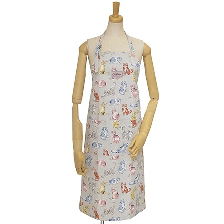 Cath Kidston】猫柄エプロン / ca713788 / PALE_GRYを税込・送料込でお