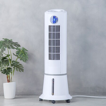 Three-up(スリーアップ)/スリムタワー冷風扇 ウォータークールファン