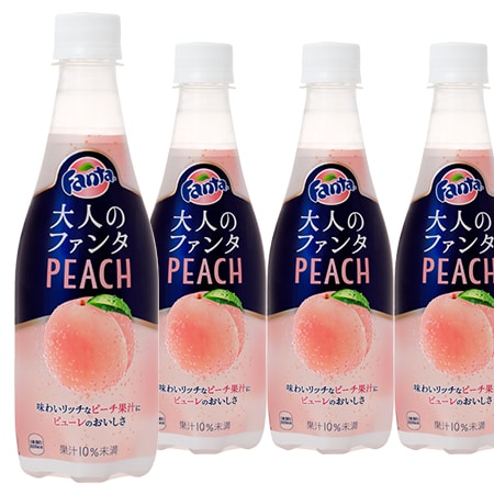 48本 ファンタ 大人のファンタピーチ Pet410mlを税込 送料込でお試し サンプル百貨店 日本コカ コーラ株式会社