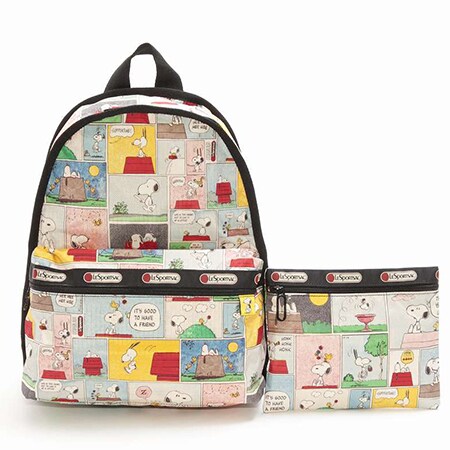 LeSportsac【×PEANUTS】BASIC BACKPACK / 7812-p687P687OS / SNOOPY
