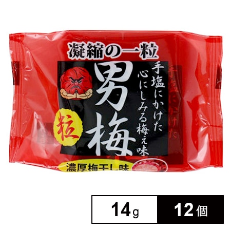 ノーベル 男梅粒14g 12個 6 2b を税込 送料込でお試し サンプル百貨店 ノーベル製菓