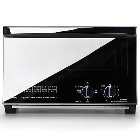 ツインバード(TWINBIRD)/ミラーガラスオーブントースター (ホワイト