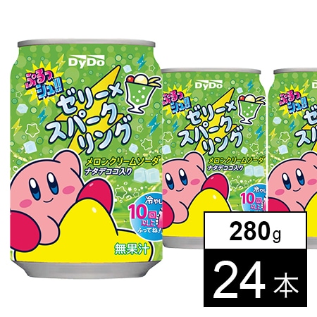 ぷるっシュ!! ゼリー×スパーリング メロンクリームソーダ缶(星の