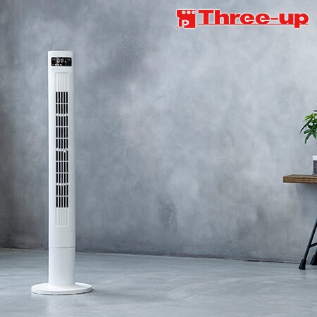 Three-up(スリーアップ)/DCハイタワーファン (ホワイト)/TF-T1925(WH