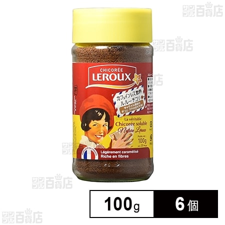 日本珈琲貿易 ルルー インスタントチコリ 100g×6個