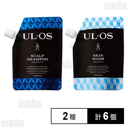 【医薬部外品】ウル・オス お試しサイズセット(薬用スカルプシャンプー 100mL / 薬用スキンウォッシュ 100mL)