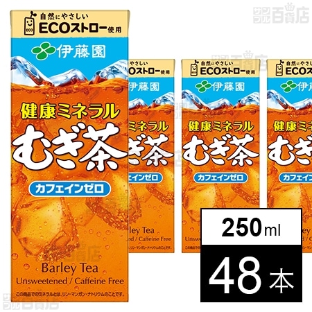 健康ミネラルむぎ茶 紙パック 250ml