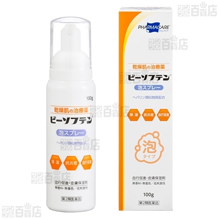 【第2類医薬品】ビーソフテン泡スプレー 100g