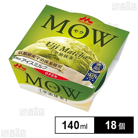 [冷凍]森永乳業 MOW 宇治抹茶 140ml×18個